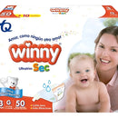 Pañal Winny Ultratrim Sec Etapa 3 50 Unidades Oferta Extra Grande (xg) Sin Género