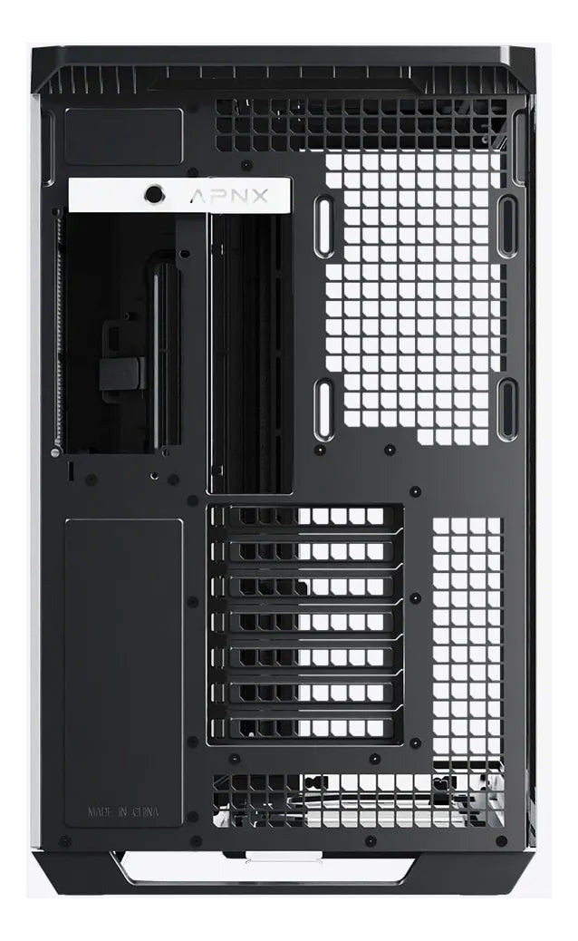 Gabinete Gamer Apnx V1 Blanco Y Negro V1-bw-v1 Alta Gama