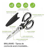 Tijeras Para Cocina Multifuncionales Acero Inoxidable Chef