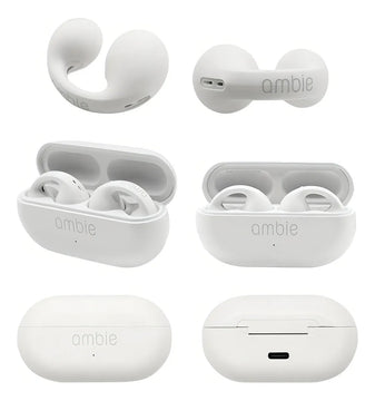 Auriculares Inalámbricos De Conducción Ósea Ambie Am-tw01 blanco