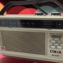 Radio Multibandas Mp3 Portatil Recargable Blue Sonido Claro Dorado