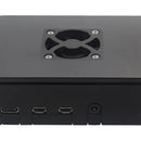 Caja O Case Para Raspberry Pi 4 B Negro Con Ventilador