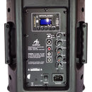 Parlante Profesional 400w Tripode Microfono American Sound Negro