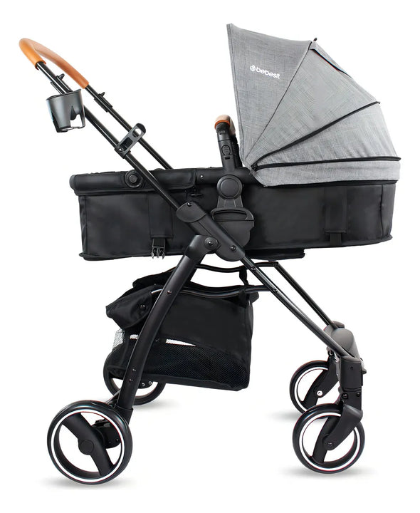 Coche Bebés Travel System Bebesit Coche Moises Color Gris