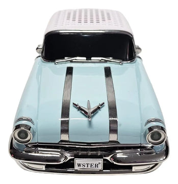 Radio Parlante Carro Ws-598 Bluetooth Fm Usb Y Manos Libres Celeste