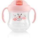 Vaso Antiderrame Entrenador 200ml Con Pitillo 8m+ Pigeon Color Rosa claro Magmag
