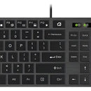 Combo Mouse y teclado Ultradelgado Genius Slimstar C126 Conexion Usb Negro, en español