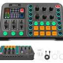 Tarjeta De Sonido Profesional Interfaz Audio Mezclador Dj 48 Color