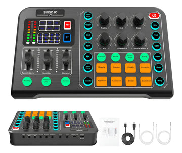 Tarjeta De Sonido Profesional Interfaz Audio Mezclador Dj 48 Color