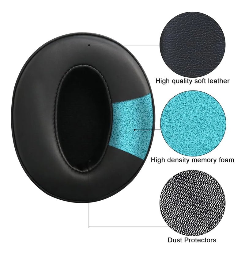 Almohadillas Para Sennheiser Hd 4.50 4.40 Hd350 Hd400s 458bt Negro