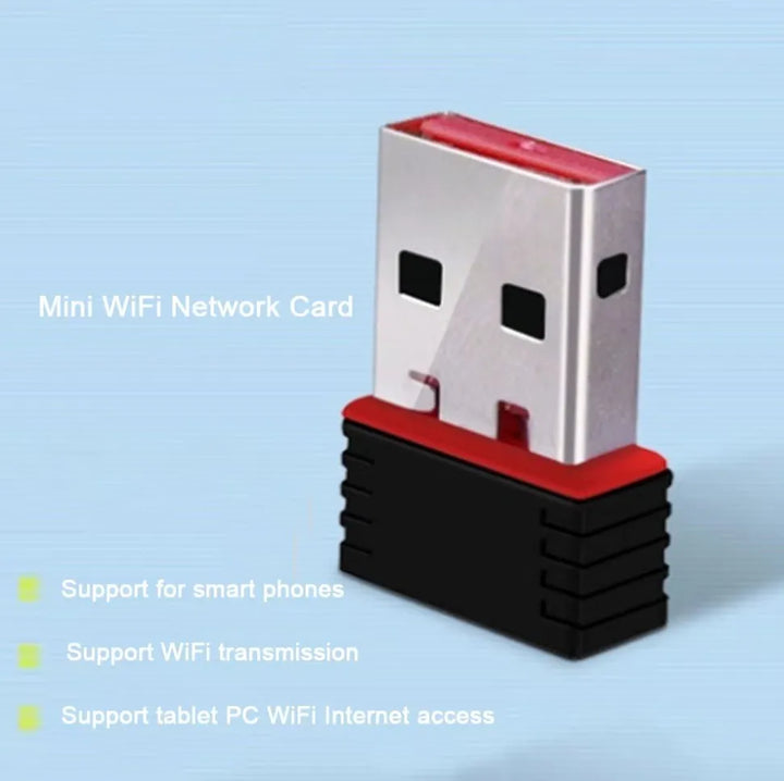 Mini Adaptador Usb Wifi De 150 Mbps Tarjeta De Red Lan Usb