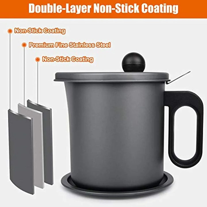 Coladores Contenedor De Grasa De Tocino Con Filtro