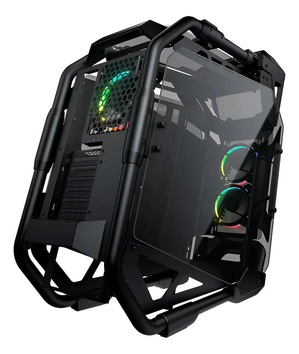 Armario Gamer, modelo Cratus - Ref.385LMS0.0001 Color Negro