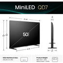 Televisor 50 Pulgadas Qd7 Mini-led 4k Uhd Smart Fire Tv