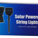 Luces Led Panel Solar Decoración Navideña Exteriores Hogar