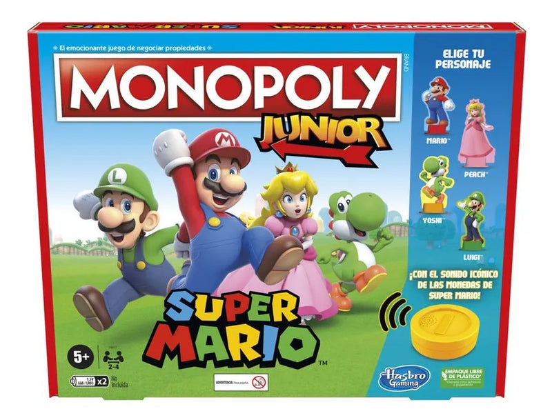 Juego De Mesa Monopoly Junior Edición Super Mario Hasbro