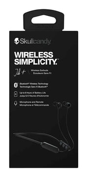 Skullcandy Jib + Wireless | Audífonos Inalámbricos Bluetooth Color Negro