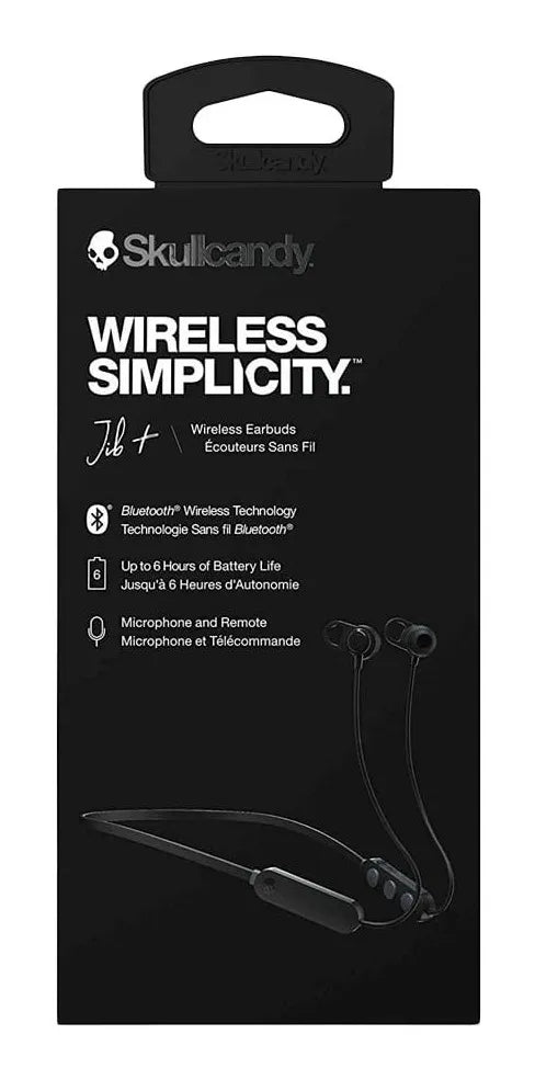 Skullcandy Jib + Wireless | Audífonos Inalámbricos Bluetooth Color Negro
