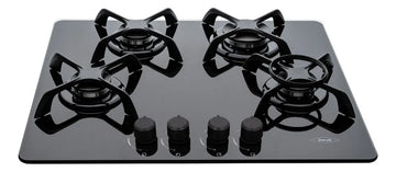 Estufa De Empotrar Haceb 9000745 Cristal 60x50 Cm Gas Natural
