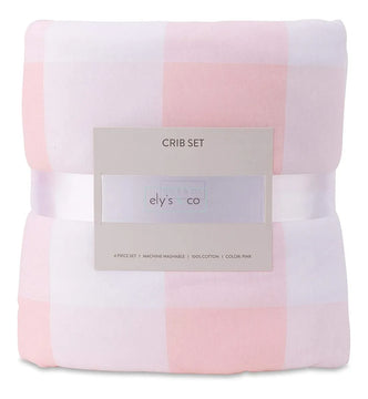Bebé Juegos De Cama Cuna Para Niñas De 4 Piezas Inclu...