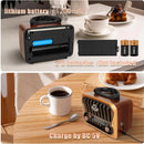 Radio Multibandas Retro Solar Excelente Sonido Y Sintonia Café