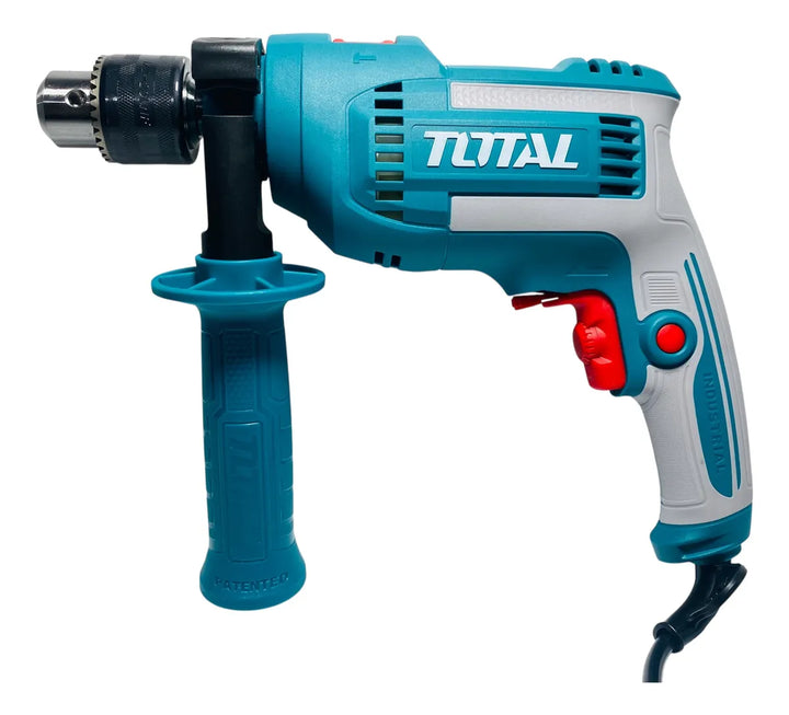 Taladro Percutor Marca Total 1/2 710w, 60 Hz 110v Cableado - Turquesa - 50/60hz