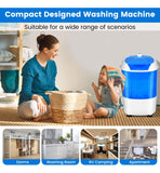 Mini Lavadora Portátil Con Secadora 5.5 Libras Eléctrica