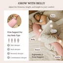 Cuddobaby Almohada De Embarazo 5 En 1 Funda Refrescante, Fir