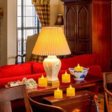 24 Velas Ligeras Electrónicas De Led Con Efecto Llama Luz Amarilla - Cilindro