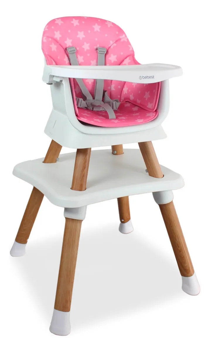 Silla Comedor Bebé Elite Dinner 5 En 1 Bebesit Color Rosa BABY ELITE BEBESIT