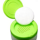 Caja Recargable Para Talco De Bebé Con Puff Y Tamiz - Cuidad