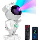 Parlante Bluetooth Proyector de galaxia Astronauta Color Blanco