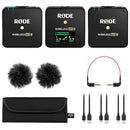 Micrófonos Rode Wireless GO II Condensador Omnidireccional color negroS