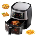 Freidora Digital Sin Aceite Air Fryer 12 Litros 2400w Plateado