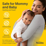 Lovenoobs - Tazas De Lactancia Plateadas, Protectores Calman