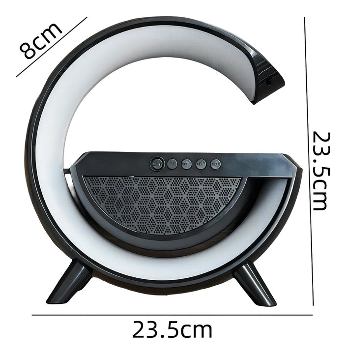 Lámpara de altavoz G Sound Box, cargador de inducción Rgb Bt A, color blanco