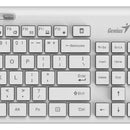 Combo Genius Inalambrico Bluetooth Slimstar 8230 Blanco