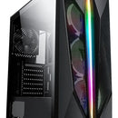 Chasis Gabinete Gamer Iceberg Flow X Argb X4 Ventiladores Color Negro