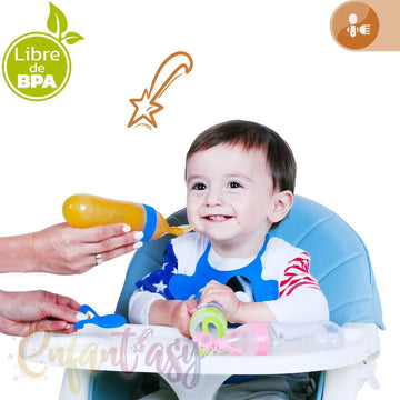 Cuchara Tetero Bebés Contenedor Disponible