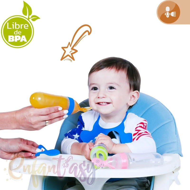 Cuchara Tetero Bebés Contenedor Disponible