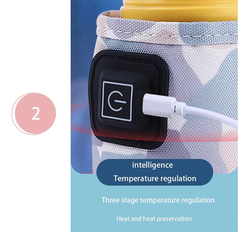 Calentador De Biberones Tetero Funda Bolsa Portátil Usb