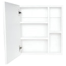 Gabinete Blanco 50 Cm Con Espejo Y Entrepaños