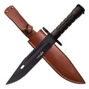12 Sobrevivientes Hk-798bk Survivor Cuchillo De Hoja Fija