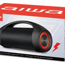 Parlante AIWA Bluetooth Portatil AWS600BT 50W RMS Boombox Color Negro