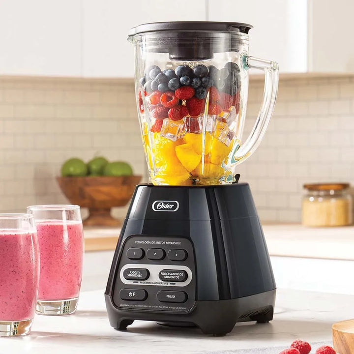 Licuadora Oster Con Programas Automáticos Y Tecnología Reve Color Negro