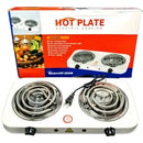 Estufa Eléctrica De 2 Puesto (2000w) Hot Plate Color Blanco