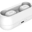 Auriculares in-ear gamer inalámbricos QCY Bluetooth T1C QCY T1C blanco