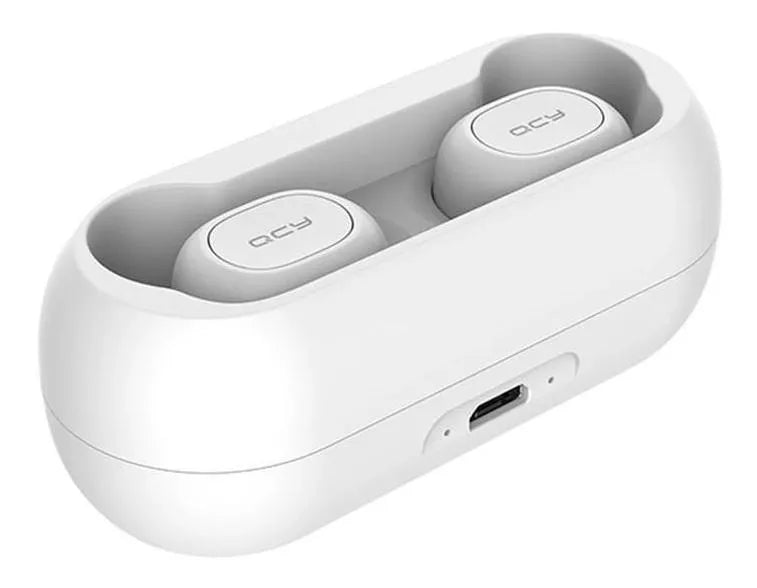 Auriculares in-ear gamer inalámbricos QCY Bluetooth T1C QCY T1C blanco