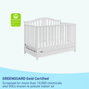 Cuna Convertible 4 En 1 Color Blanco Con Gaveta