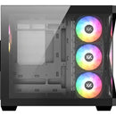 Chasis Gamer Xyz Qubex Black | Argb | Atx | 4 Fans | Type C